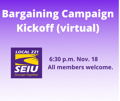 Don't miss the County Contract Bargaining Kickoff