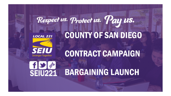 San Diego Contract Campaign Bargaining launch