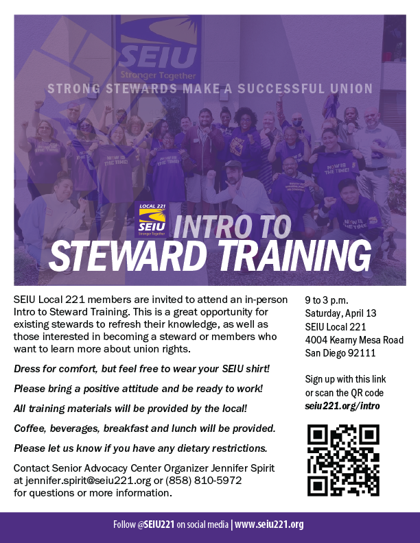 Intro to Steward Training - April 13