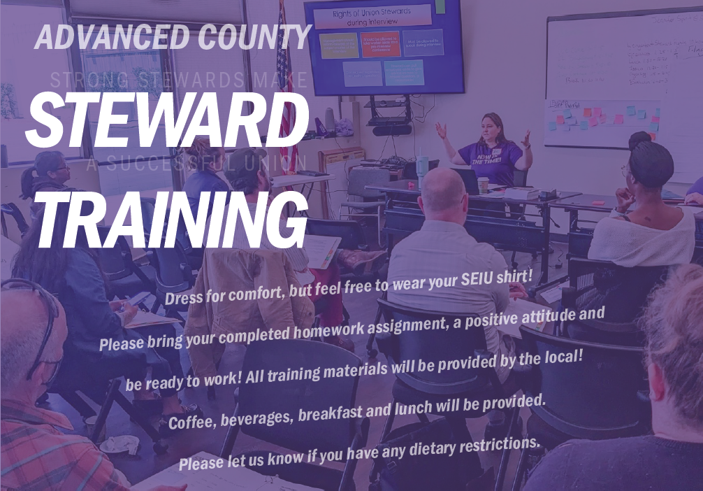 Advanced County steward training
