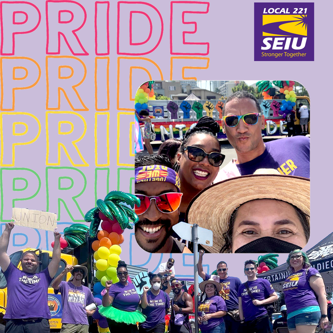 'Making History Now' with your union at the Pride Parade