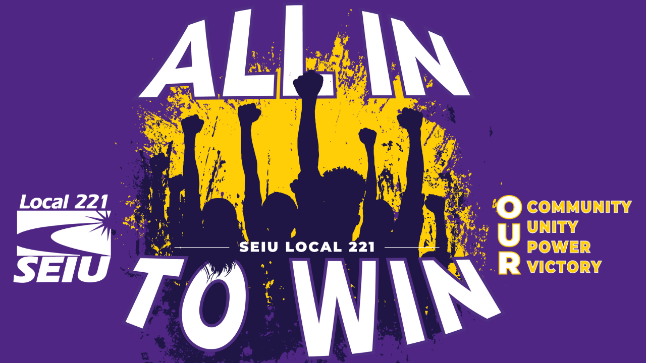 Purple up with video-meeting background