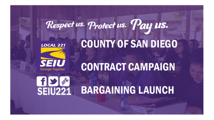 San Diego Contract Campaign Bargaining launch