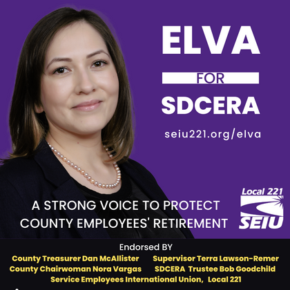 Vote Elva for SDCERA