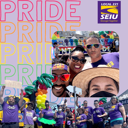 'Making History Now' with your union at the Pride Parade